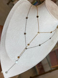 Gold star Lariat necklace