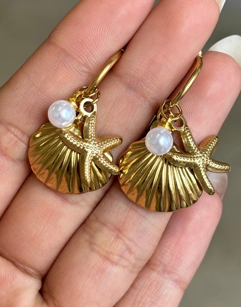 Under the Sea Creatures Hoops