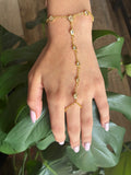 Multi Stone hand chain